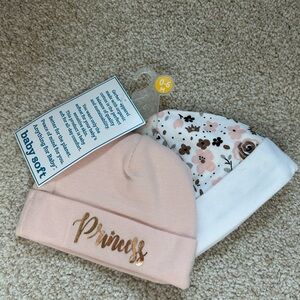 Princess Hat Set - Pink and White